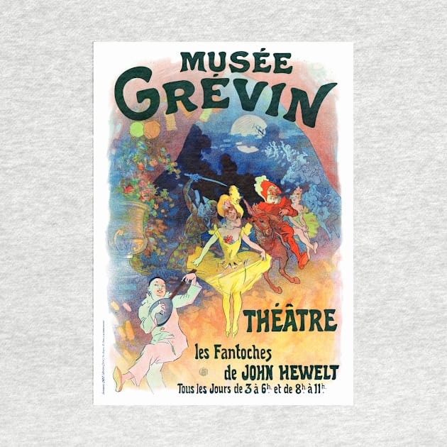 Vintage Travel Poster France Musee Grevin by vintagetreasure